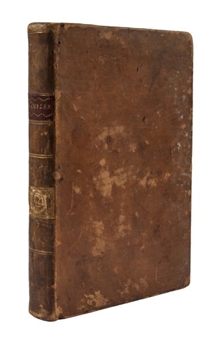 1785 Rambler Vol II book once Owned by George Washington